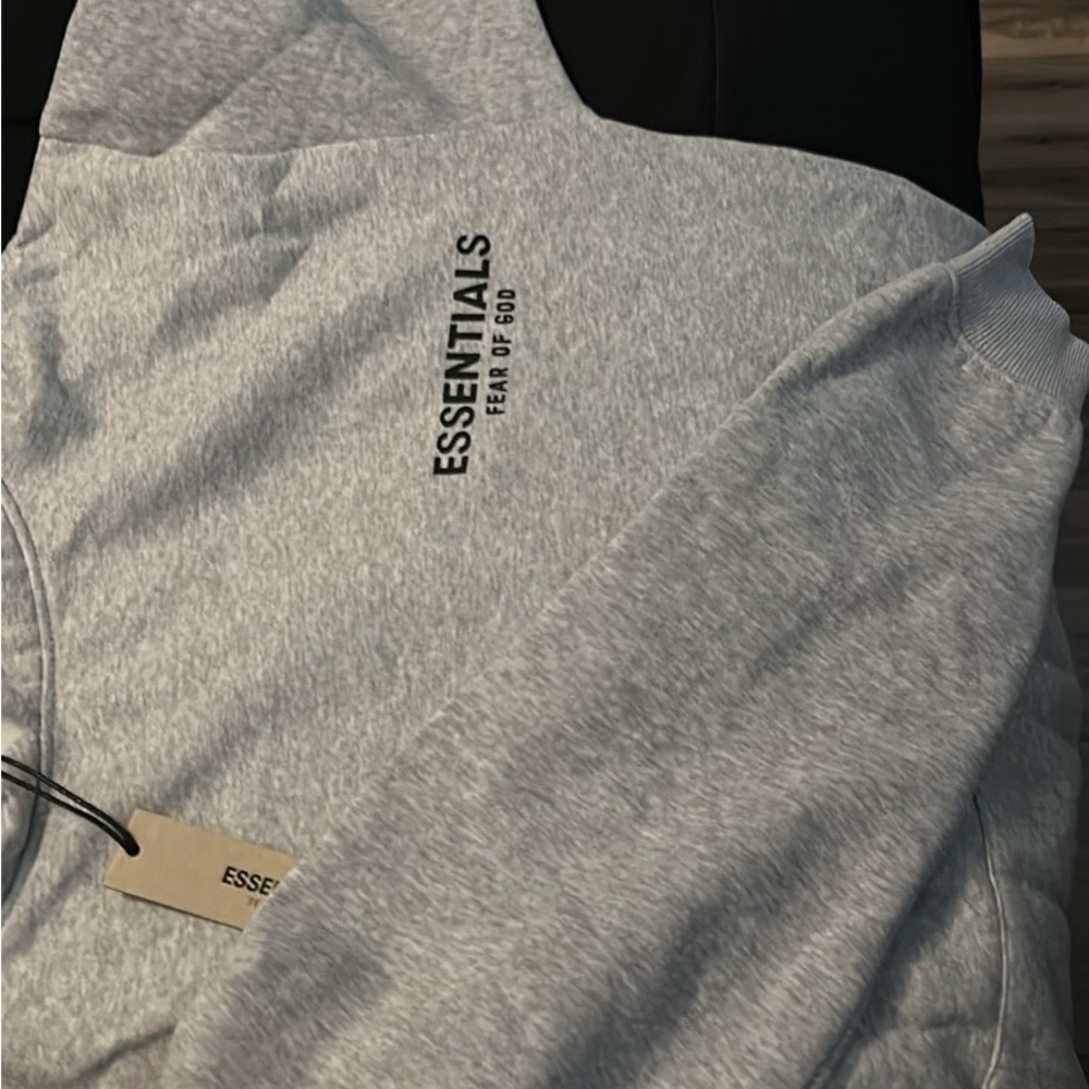 Fear of God Essentials Heather Gray Sweatshirt